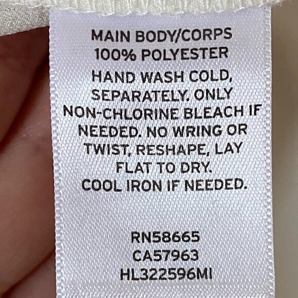 Chelsea28 Ivory Pleated V-Neck Tank NWT - Picture 5 of 6